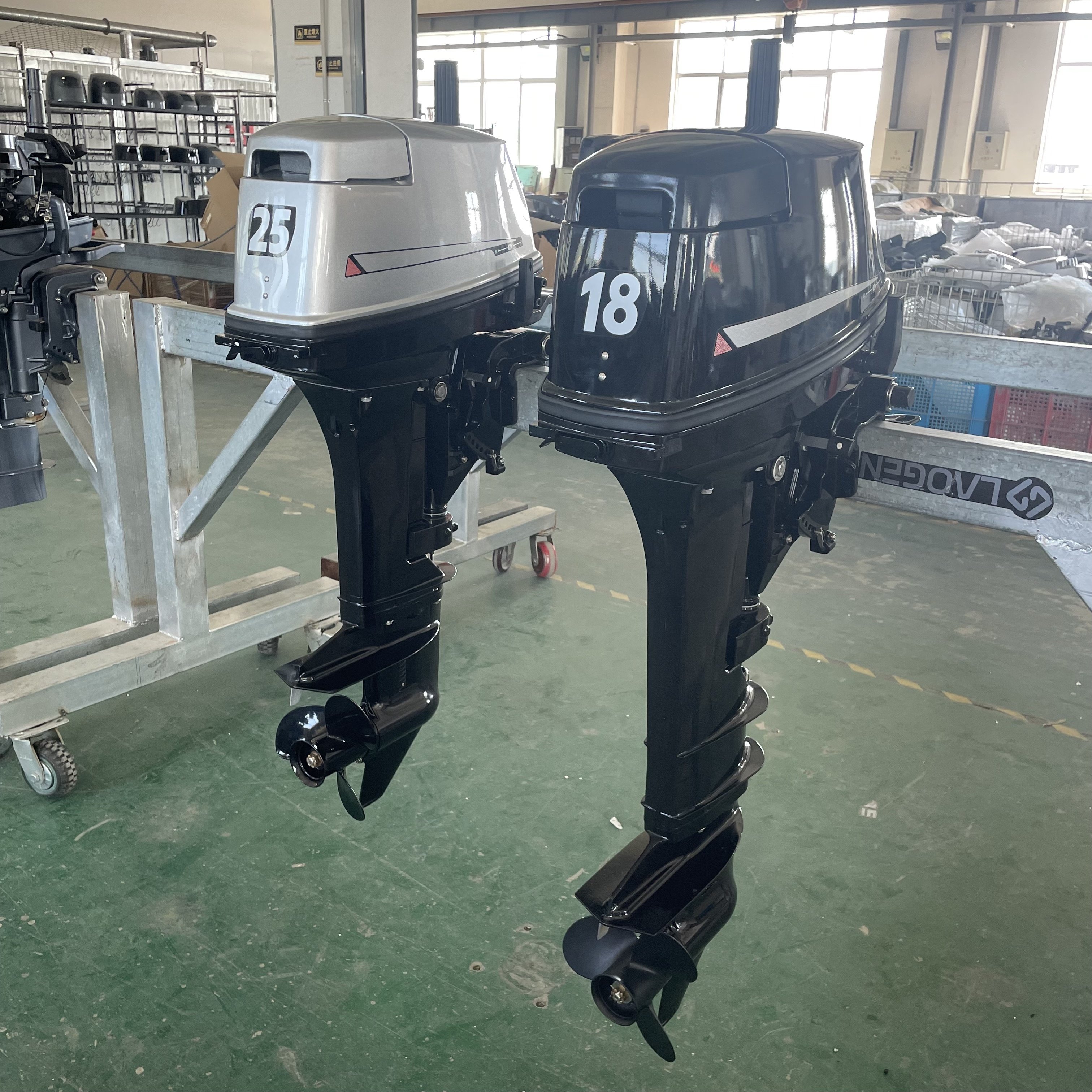 Laogen Outboard Boat Engine 2 Stroke Outboard Motor 20hp 18hp 15hp Outboard Engine Match Tohatsu M18E2 Boat Motor Outboard